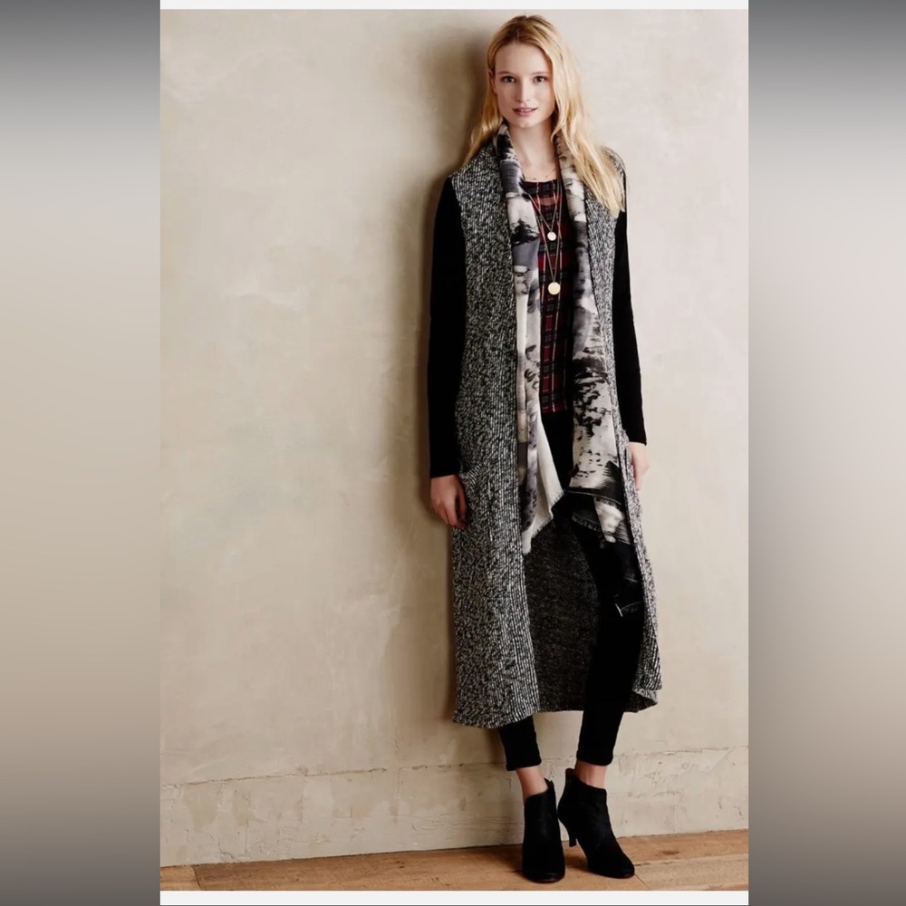Anthropologie Sweater Duster Coat